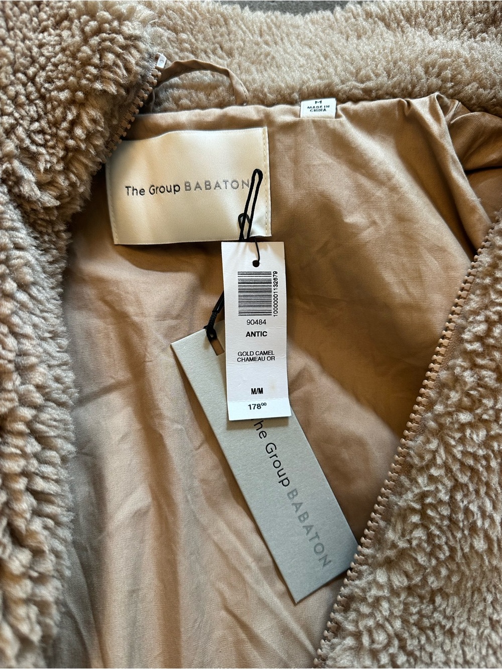 Aritzia Babaton~Antic Sherpa Bomber Jacket - Picture 5 of 5